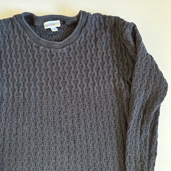 Cotton Country Textured Chunky Knit Pullover Sweater Size - Picture 3 of 13